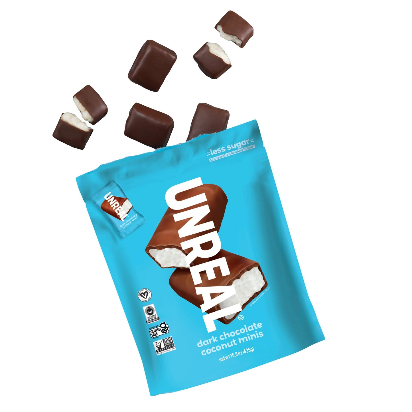UNREAL Dark Chocolate Coconut Minis, 15.3 oz