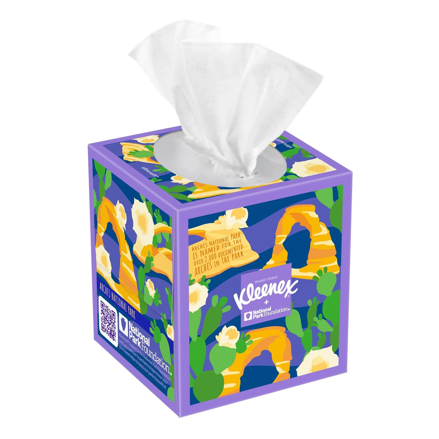 Kleenex Ultra Soft Facial Tissue, 3-Ply, 85-count, 12-pack