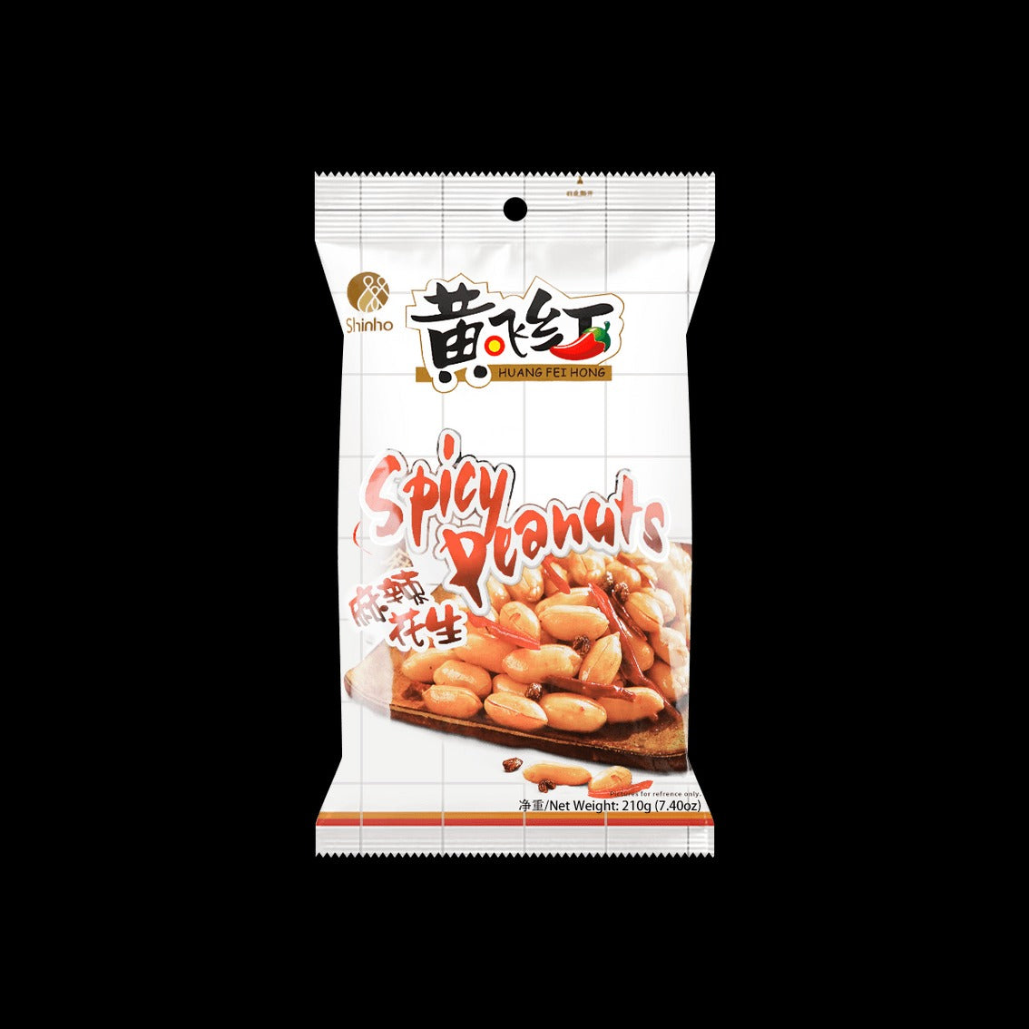 HUANG FEI HONG Spicy Peanuts, 7.4oz