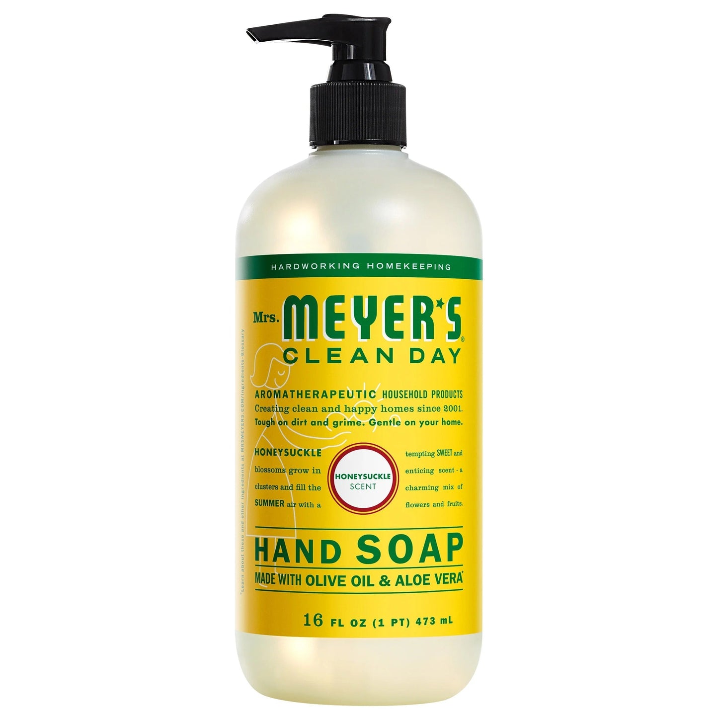 Mrs. Meyer's Clean Day Hand Soap, 16 fl oz, 4-pack