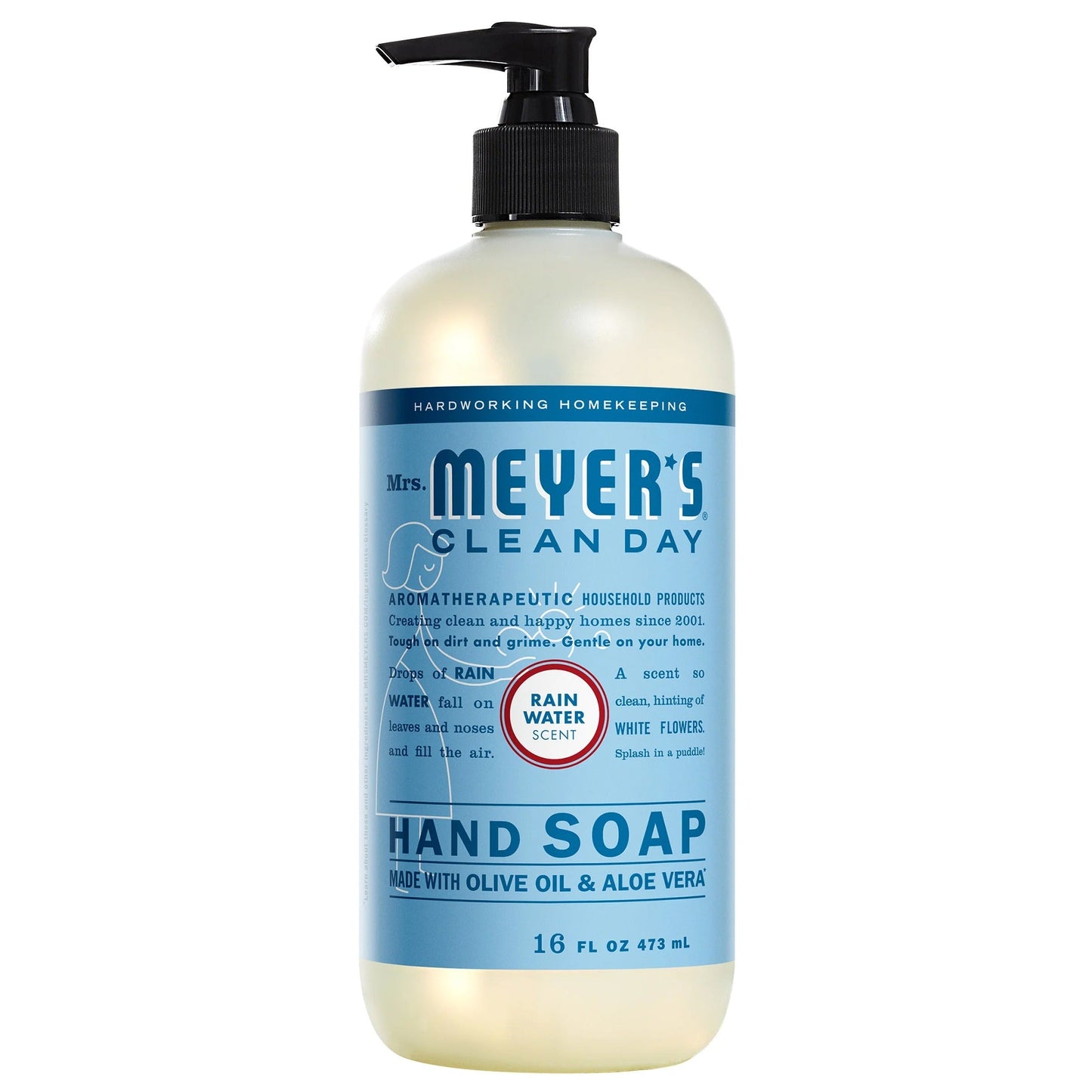 Mrs. Meyer's Clean Day Hand Soap, 16 fl oz, 4-pack