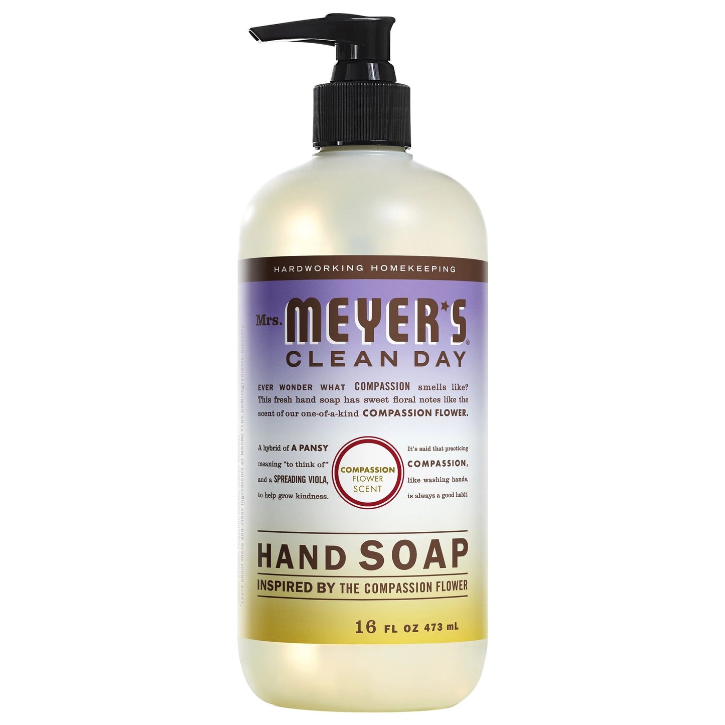 Mrs. Meyer's Clean Day Hand Soap, 16 fl oz, 4-pack
