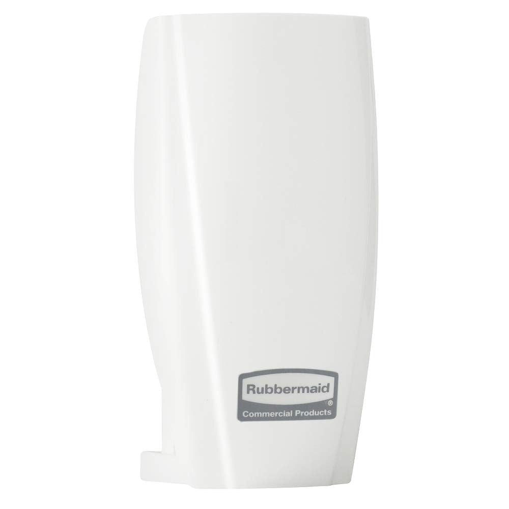 Rubbermaid Commercial Products TCell Automatic Odor-Controlling Air Freshener Dispenser White Easy to Install Battery Free for Restrooms in Restaurants/Hotels/Schools/Airports/Offices