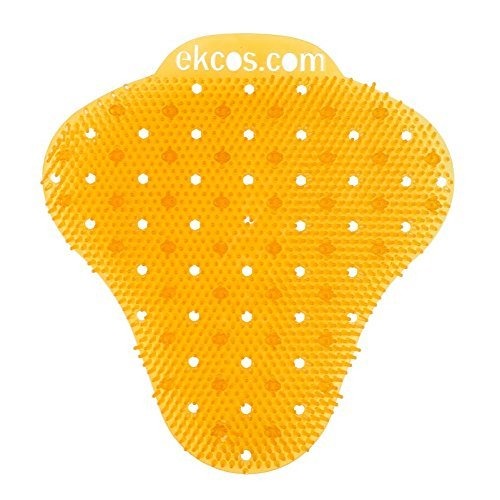 Diversey - EKS-13C-12 ekcoscreen 60 Day Premium Anti-Splash Urinal Screen, 7" x 7" Orange/Citrus (12 Pack)