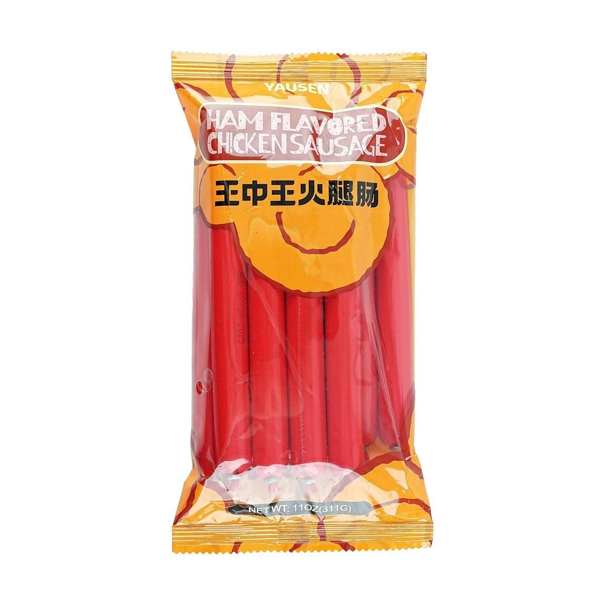 Ham Flavored Chicken Sausage 11 oz *5【5 Packs】