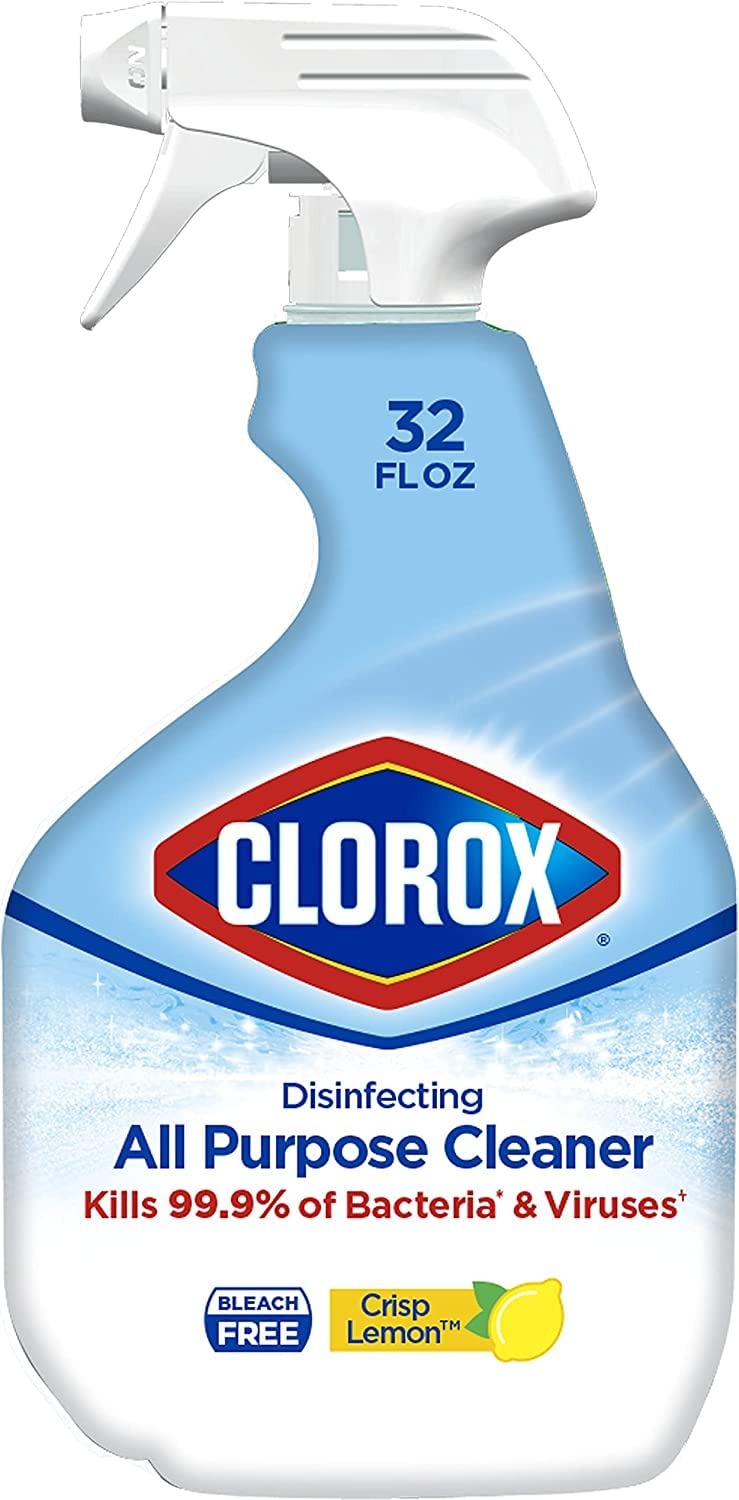 All Purpose Disinfecting Cleaner Spray, Bleach Free, 32 Oz, 2 Pack