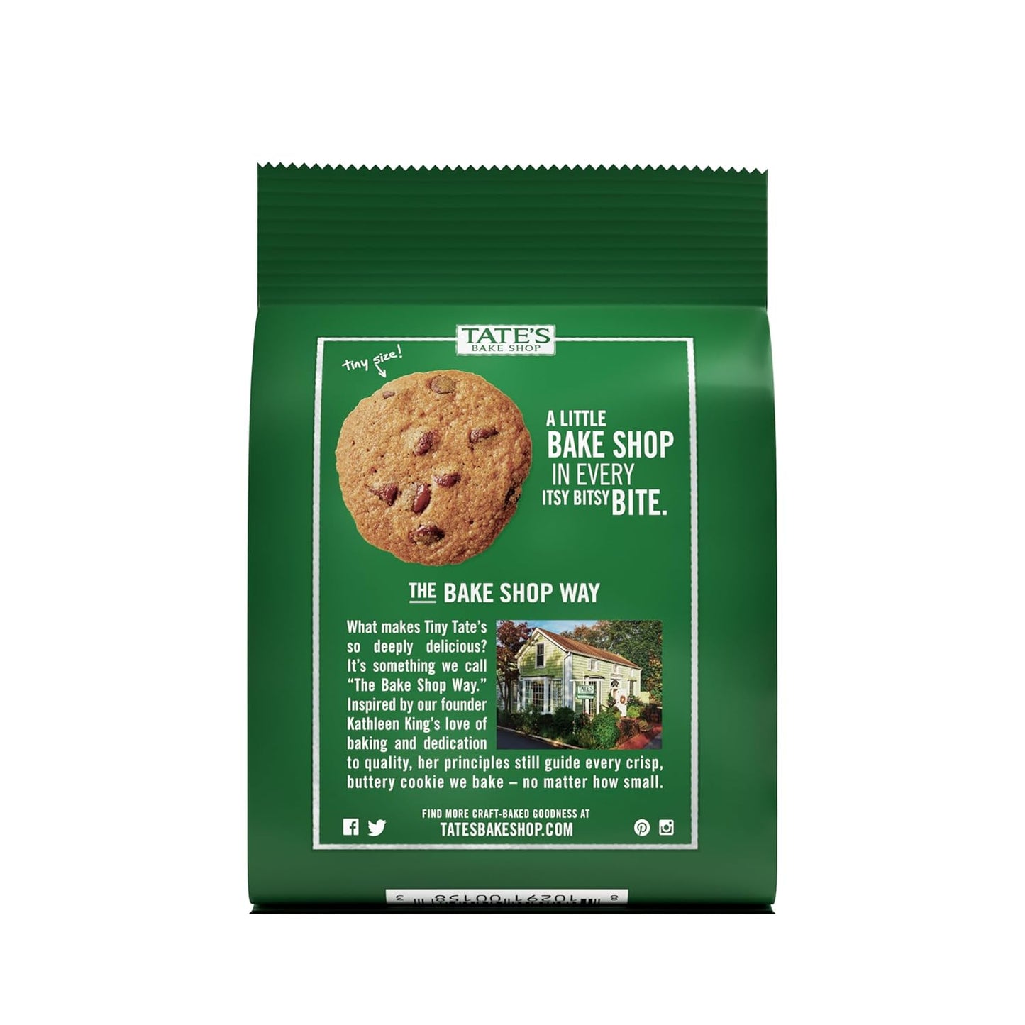 Tate's Bake Shop Tiny Chocolate Chip Cookies, 24 - 1 oz Bags