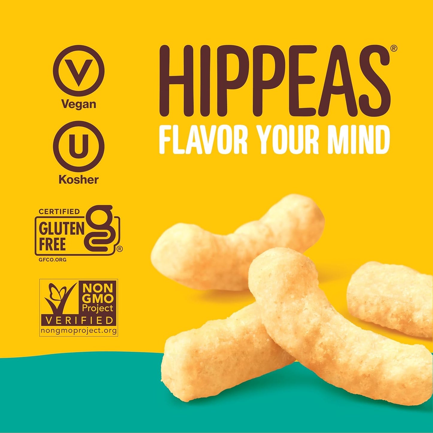 Hippeas Chickpea Puffs, Variety Pack: Groovy White Cheddar, Cheezy Vibes, Barbecue, 0.8 Ounce (Pack of 18), 3g Protein, 2g Fiber, Vegan, Gluten-Free, Crunchy, Plant Protein Snacks