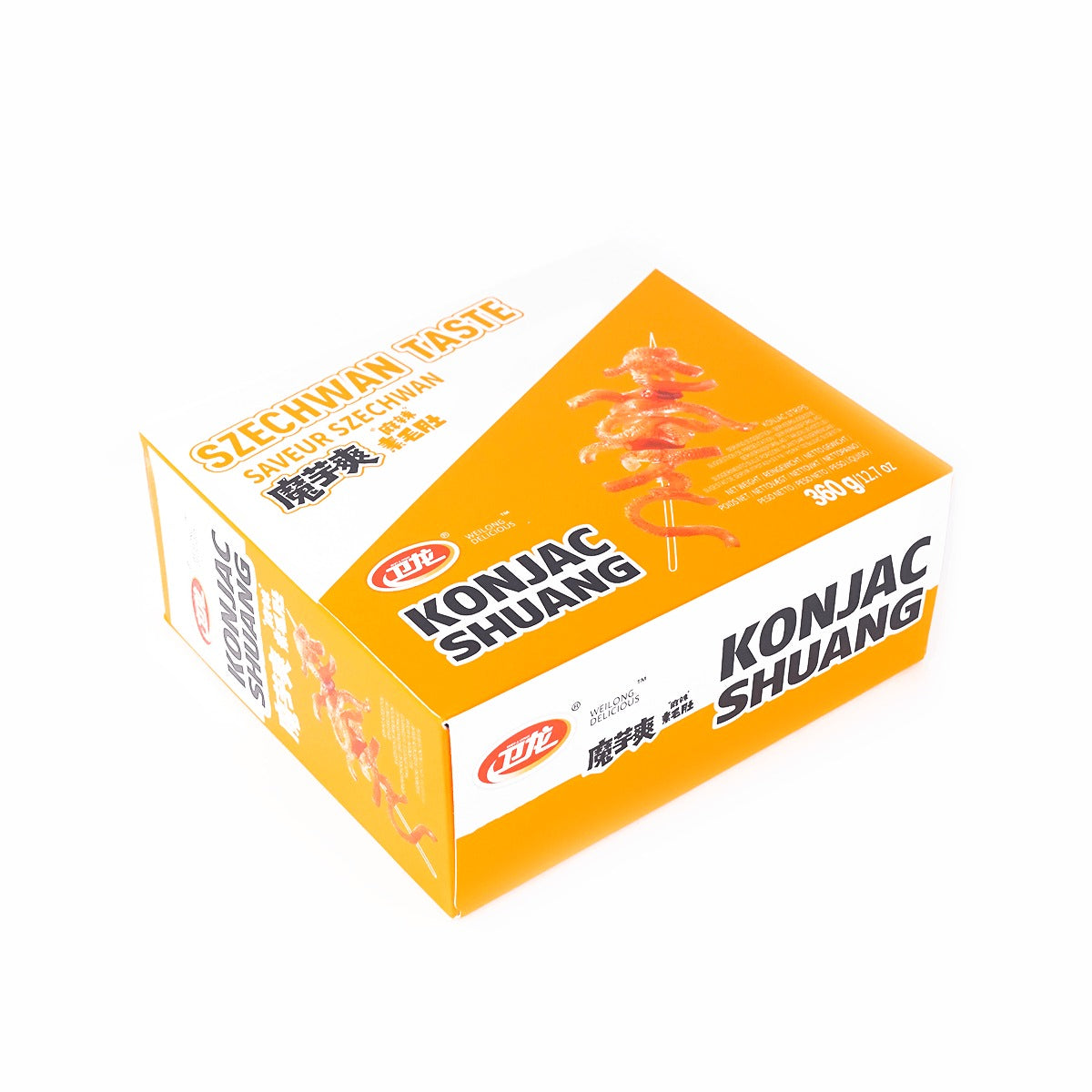 Spicy Sichuan Mala Vegetarian Tripe,Konjac Snacks, 12.7oz