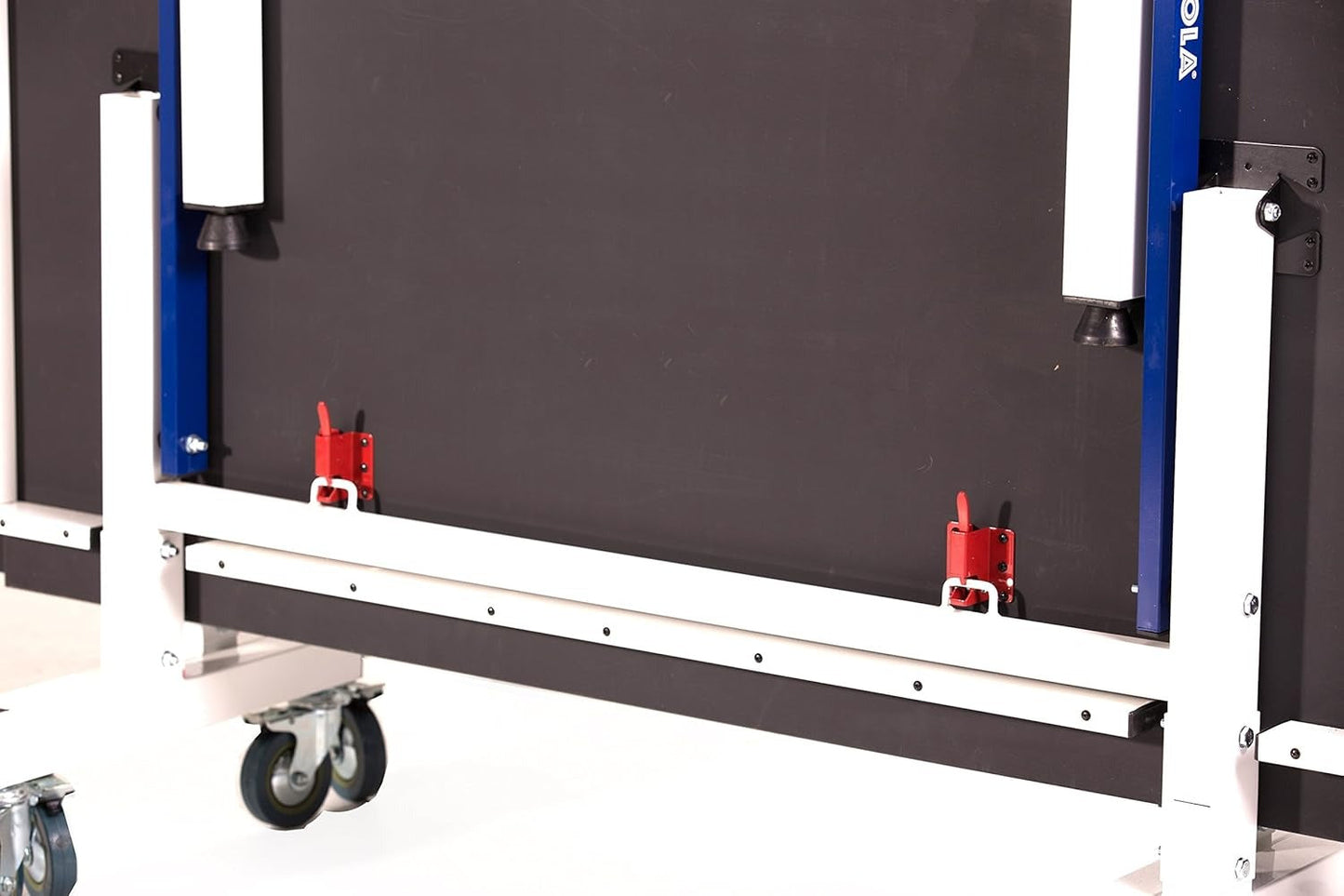 JOOLA Inside Professional MDF Indoor Ping Pong Table with Quick Clamp Table Tennis Net and Post Set - 10 Minute Easy Assembly - Tournament Quality - Foldable with Single Player Playback Mode
