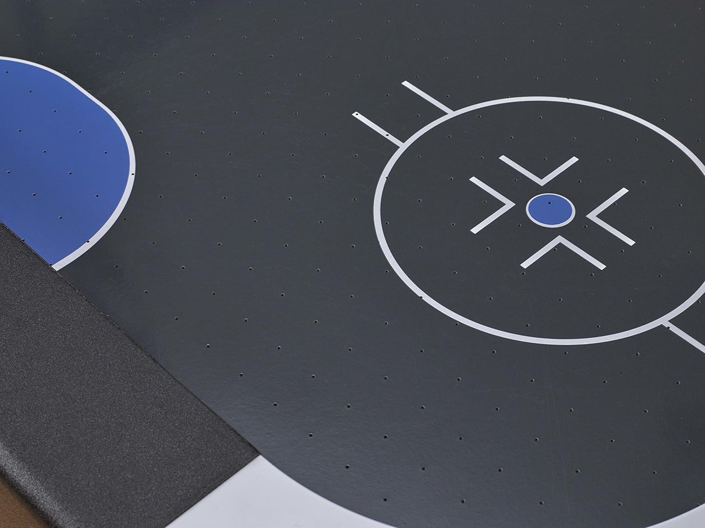 Triumph Sports Lumen-X Lazer 6' Interactive Air Hockey Table Featuring All-Rail LED Lighting and In-Game Music