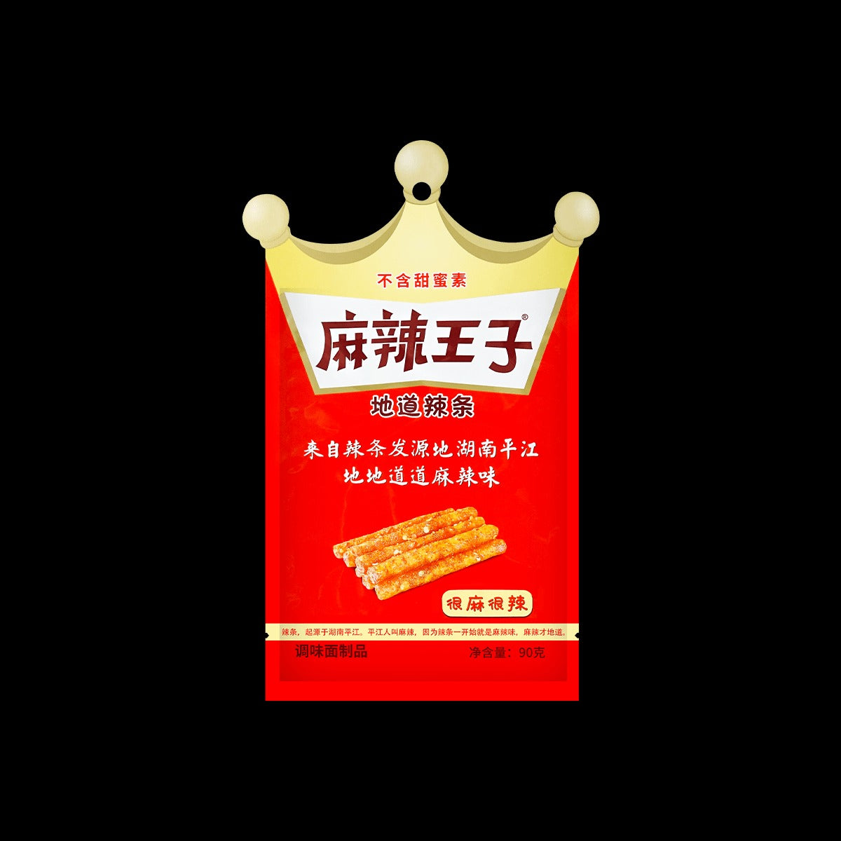 Mala Extra Spicy Latiao - Wheat Snack Sticks, 3.17oz*6