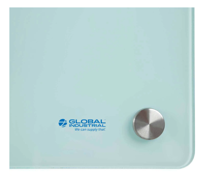 Global Industrial™ Magnetic Glass Whiteboard, 72"W x 48"H