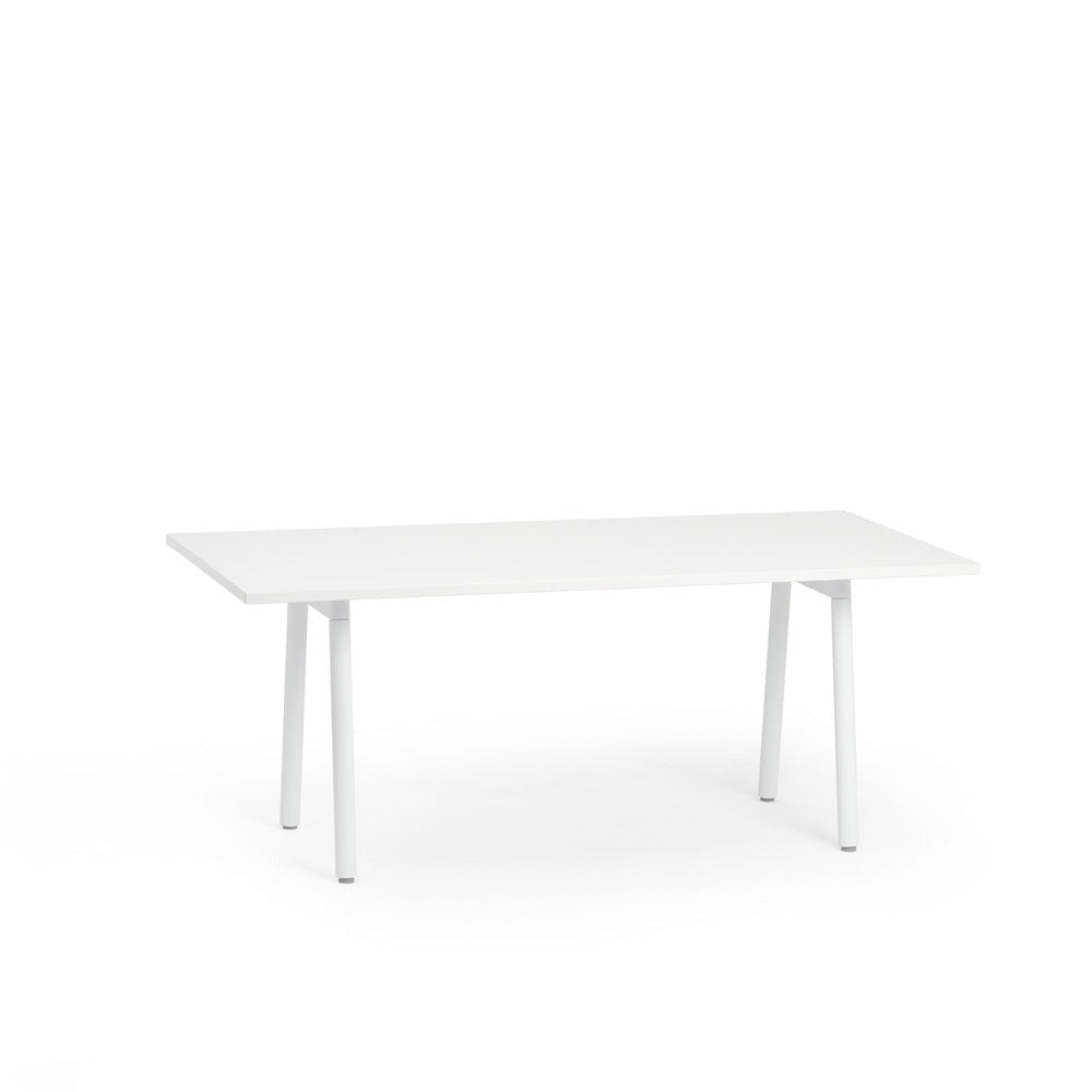 Series A Conference Table, White Legs - 72" x 36"