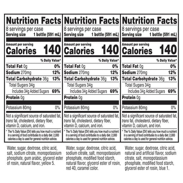 Gatorade Thirst Quencher, Variety Pack, 20 fl oz, 24-count