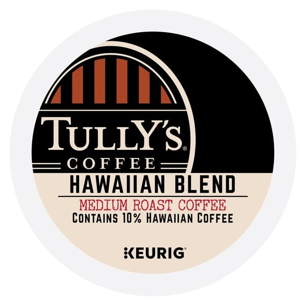Tully's Coffee Hawaiian Blend K-Cups Pods, 80-count