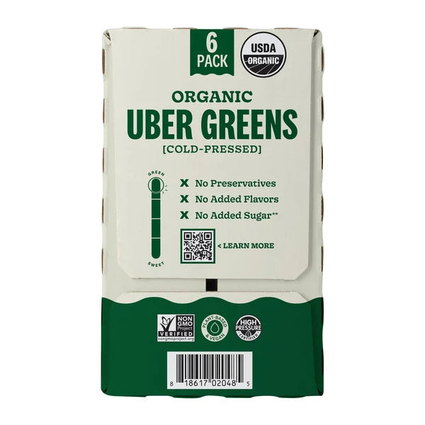 Suja Organic Uber Greens, 10.5 fl oz, 6-count