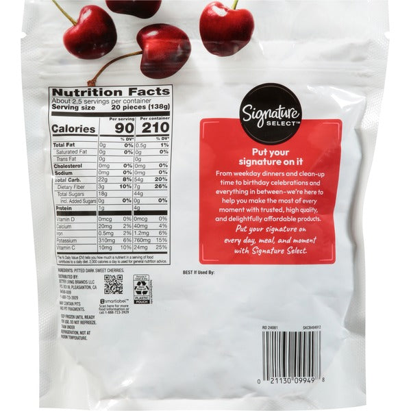 Signature SELECT Cherries, Dark Sweet, Pitted