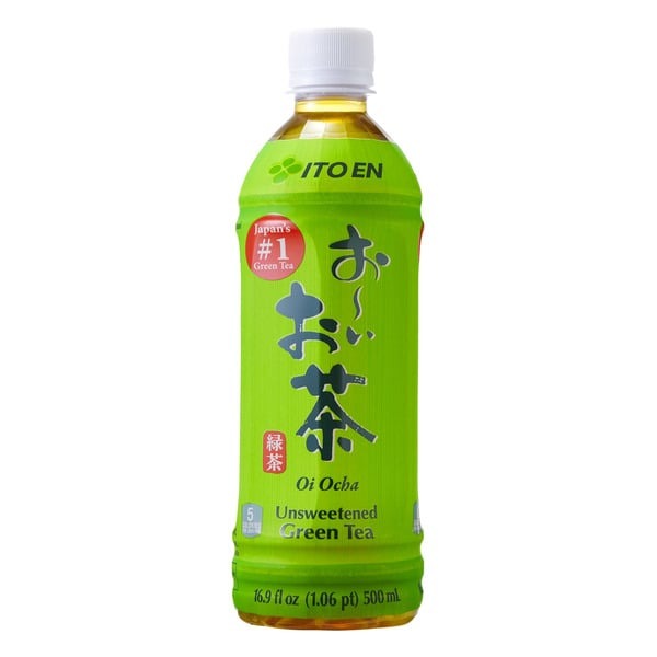 Ito En Oi Ocha Unsweetened Green Tea, 16.9 fl oz, 12-count