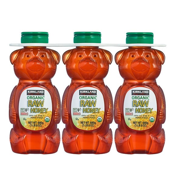 Kirkland Signature Organic Raw Honey, 24 oz, 3-count