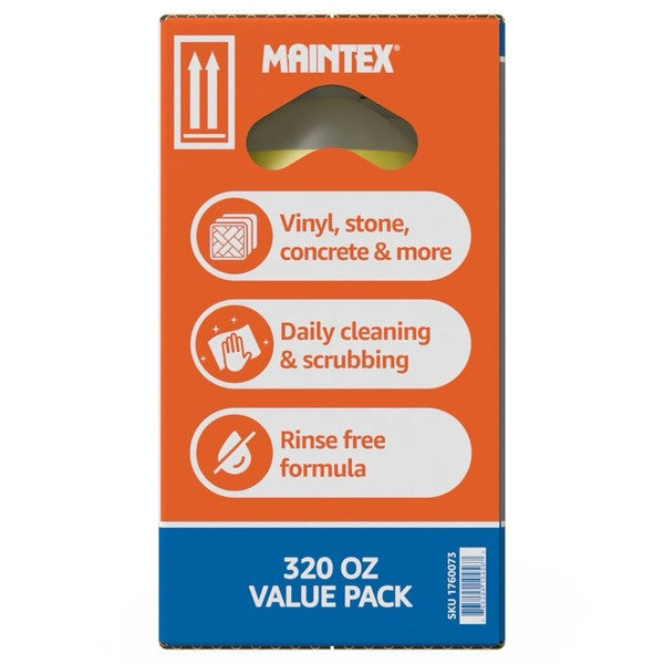 Maintex Professional Floor Cleaner, Rinse Free Neutral pH, Concentrated, 160 fl oz, 2 ct