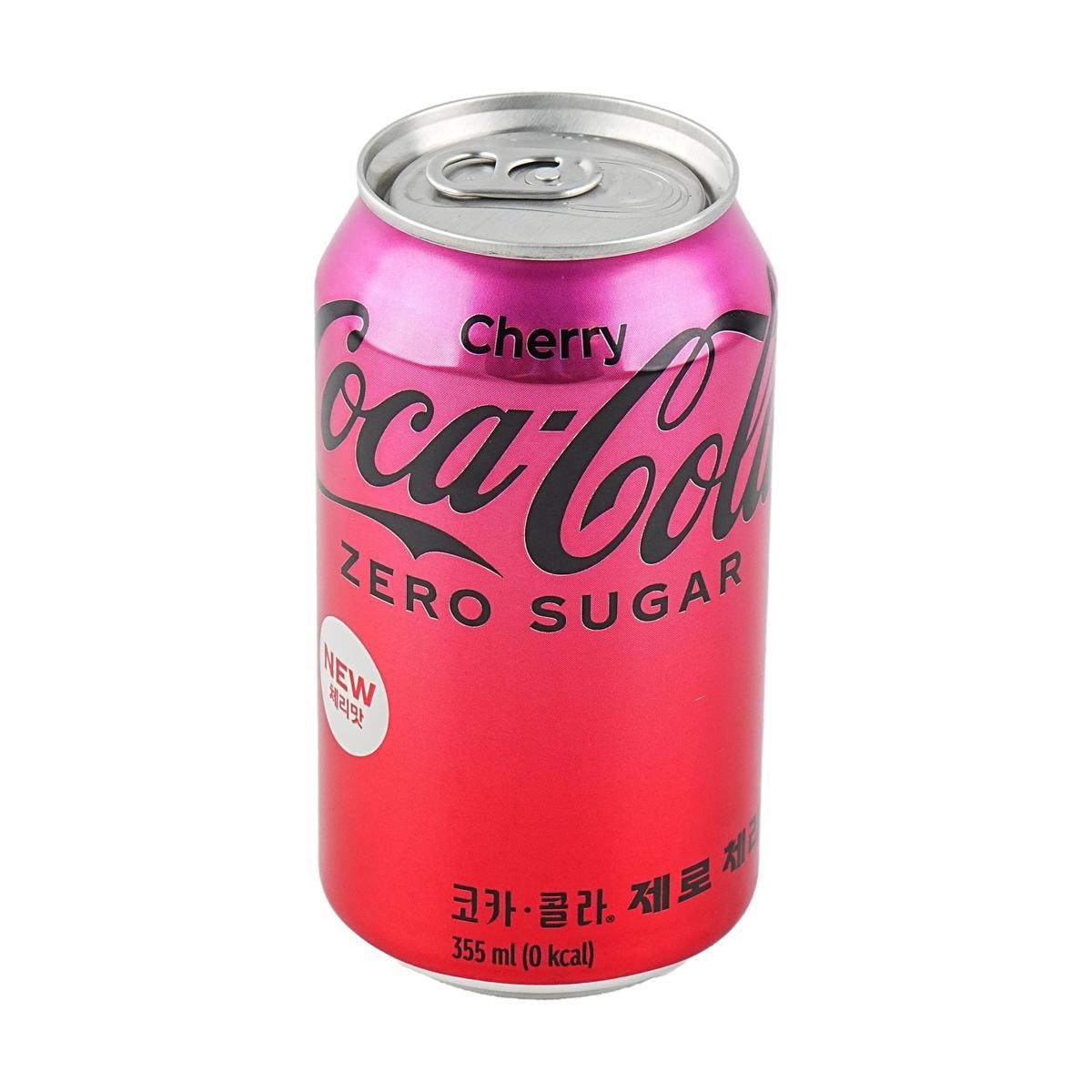 KOREA COCA COLA Cola Zero 0 Sugar 0 Calories Cherry Flavor 12 fl oz