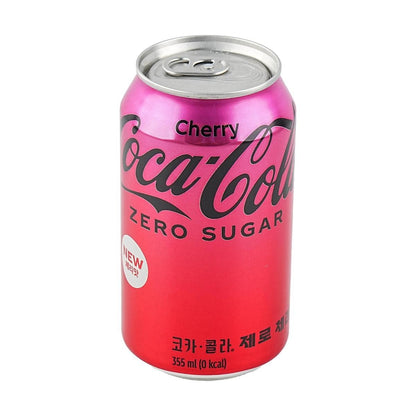 KOREA COCA COLA Cola Zero 0 Sugar 0 Calories Cherry Flavor 12 fl oz