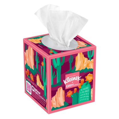 Kleenex Ultra Soft Facial Tissue, 3-Ply, 85-count, 12-pack