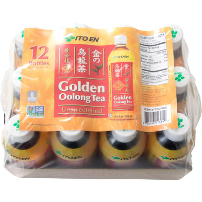 Ito En Golden Oolong Tea, Unsweetened, 16.9 oz, 12-count