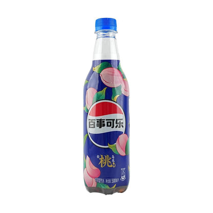 PEPSI Cola White Peach Oolong Bottled 16.9 fl oz*12【12 Packs】