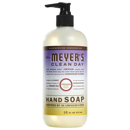 Mrs. Meyer's Clean Day Hand Soap, 16 fl oz, 4-pack