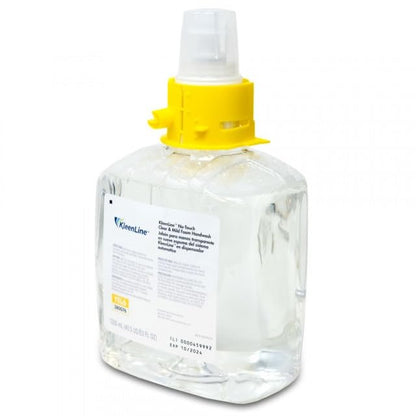 KLEENLINE No-Touch Clear & Mild Foam Handwash, 6640-02-BCE00YL, 1200ml Refills | 2 Bottles/Case
