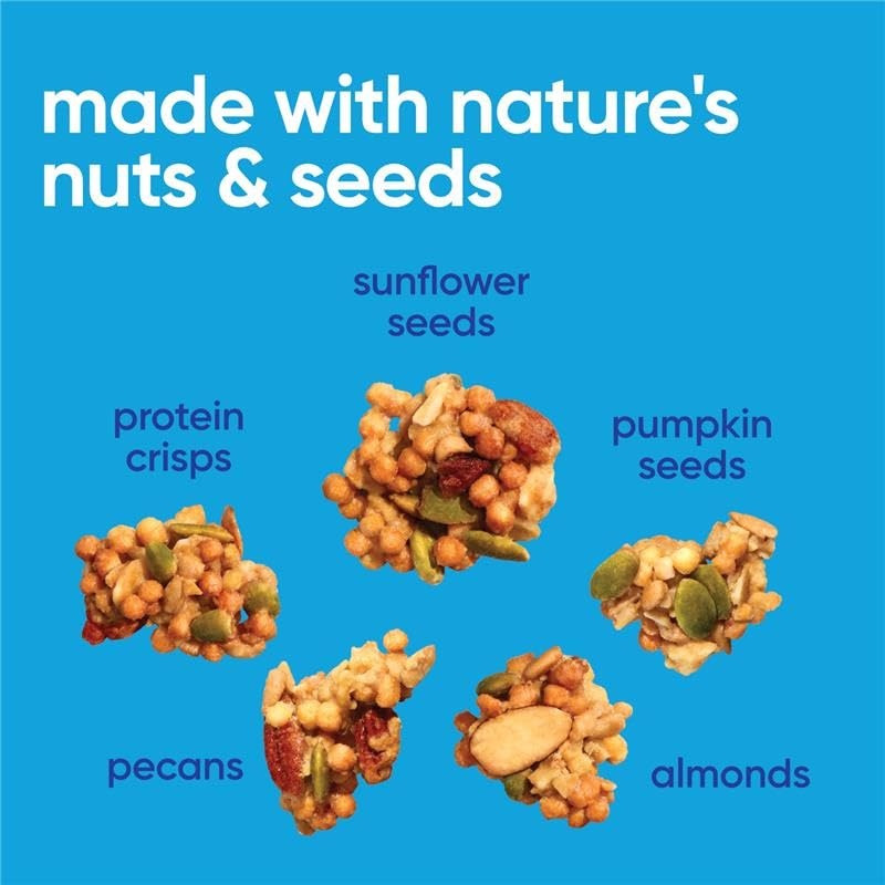 NuTrail 17g Protein Nut Granola Cereal, Variety Pack, No Sugar Added, Keto, Low Carb, Gluten Free, Grain Free, Healthy Breakfast 8 oz. 3 Count