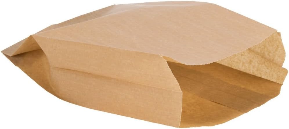 Commerical Business Restroom Bathroom Janitorial Personal Dispensers Leak Proof 7.5" x 10" Wax Coating Kraft Paper Sanitary Napkin Receptacle Disposable Bags Feminine Hygiene Liner- 50/Pack