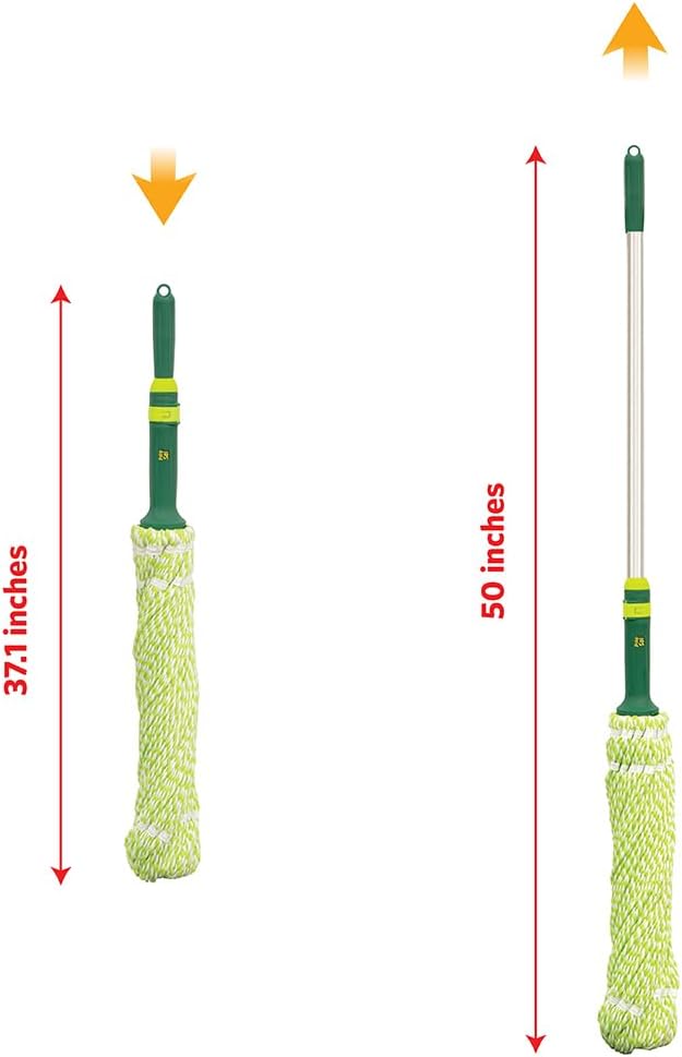 Pine-Sol Broom & Mop Cleaning Set - All-in-One Floor Cleaning Kit with Angled Broom and Dustpan, Twist & Microfiber Mops, Mini Dustpan with Brush, and Wall Mount Storage Rack - 7 Pieces