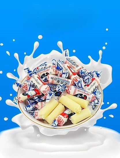 White Rabbit Candy，White Rabbit，Chinese Rabbit Childhood Tastes Small Gifts Snacks Shanghai Specialties Rabbit Creamy Toffee(300 Gram) (Pack of 1)