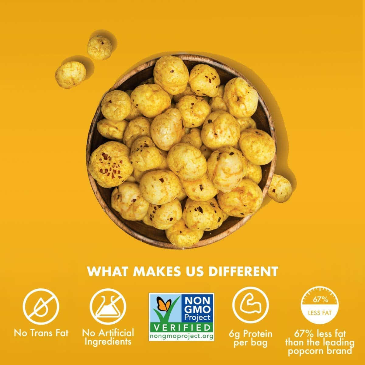 Taali Tikka Masala Water Lily Pops (4-Pack) - Roasted Fox Nuts Makhana Snack | Crunchy Indian Healthy Snacks | Protein-rich, Vegan, Gluten Free, Non GMO | 2.3 oz Multi-Serve Bags