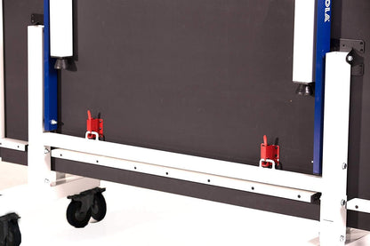 JOOLA Inside Professional MDF Indoor Ping Pong Table with Quick Clamp Table Tennis Net and Post Set - 10 Minute Easy Assembly - Tournament Quality - Foldable with Single Player Playback Mode