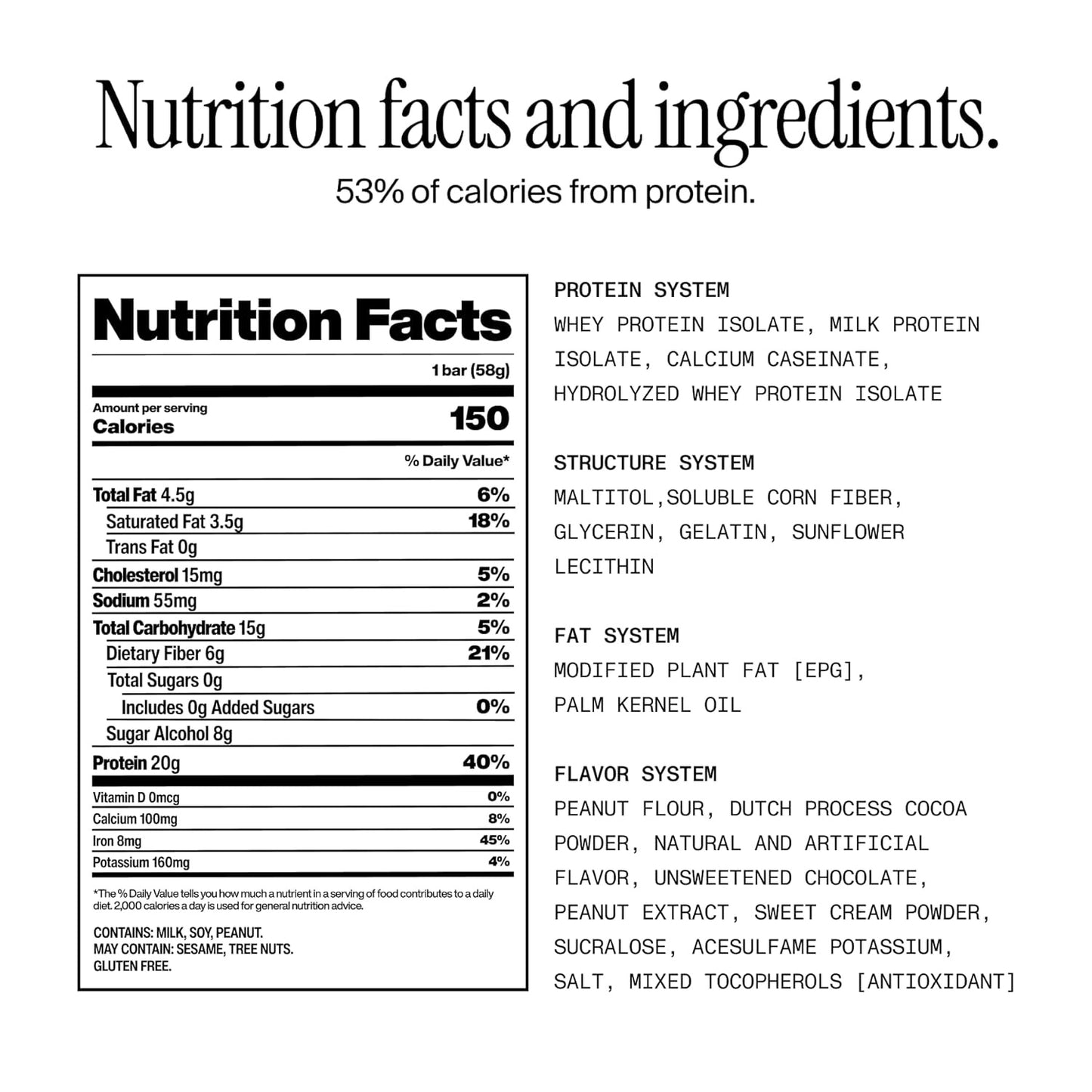 David Bronze High Protein Bars - Peanut Butter Chocolate Crunch Flavor - 0g of Sugar, Low Carb, Gluten Free - 20g of Protein, 150 Calories - On-The-Go Snack, Pack of 12
