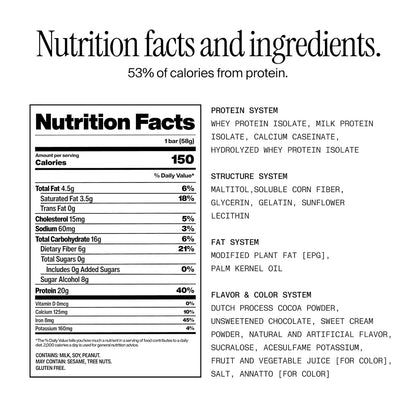 David Bronze High Protein Bars - Cookie Dough Caramel Chocolate Crunch Flavor - 0g of Sugar, Low Carb, Gluten Free - 20g of Protein, 150 Calories - On-The-Go Snack, Pack of 12