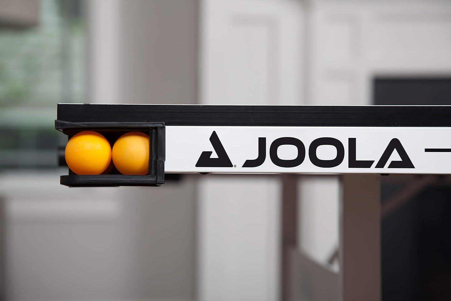 JOOLA Inside Professional MDF Indoor Ping Pong Table with Quick Clamp Table Tennis Net and Post Set - 10 Minute Easy Assembly - Tournament Quality - Foldable with Single Player Playback Mode