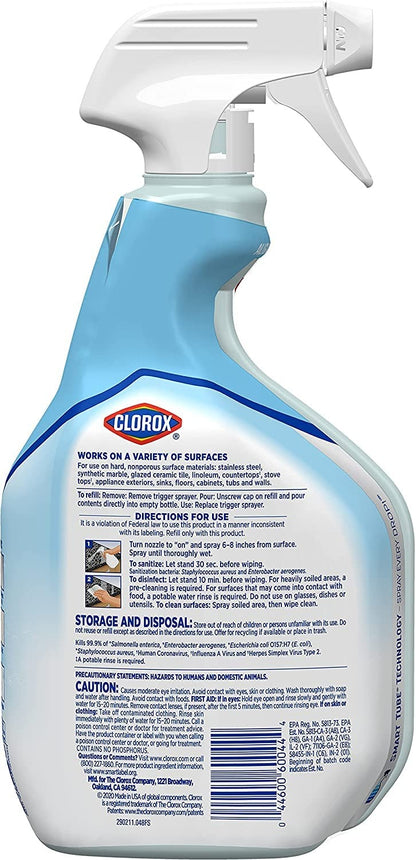 All Purpose Disinfecting Cleaner Spray, Bleach Free, 32 Oz, 2 Pack