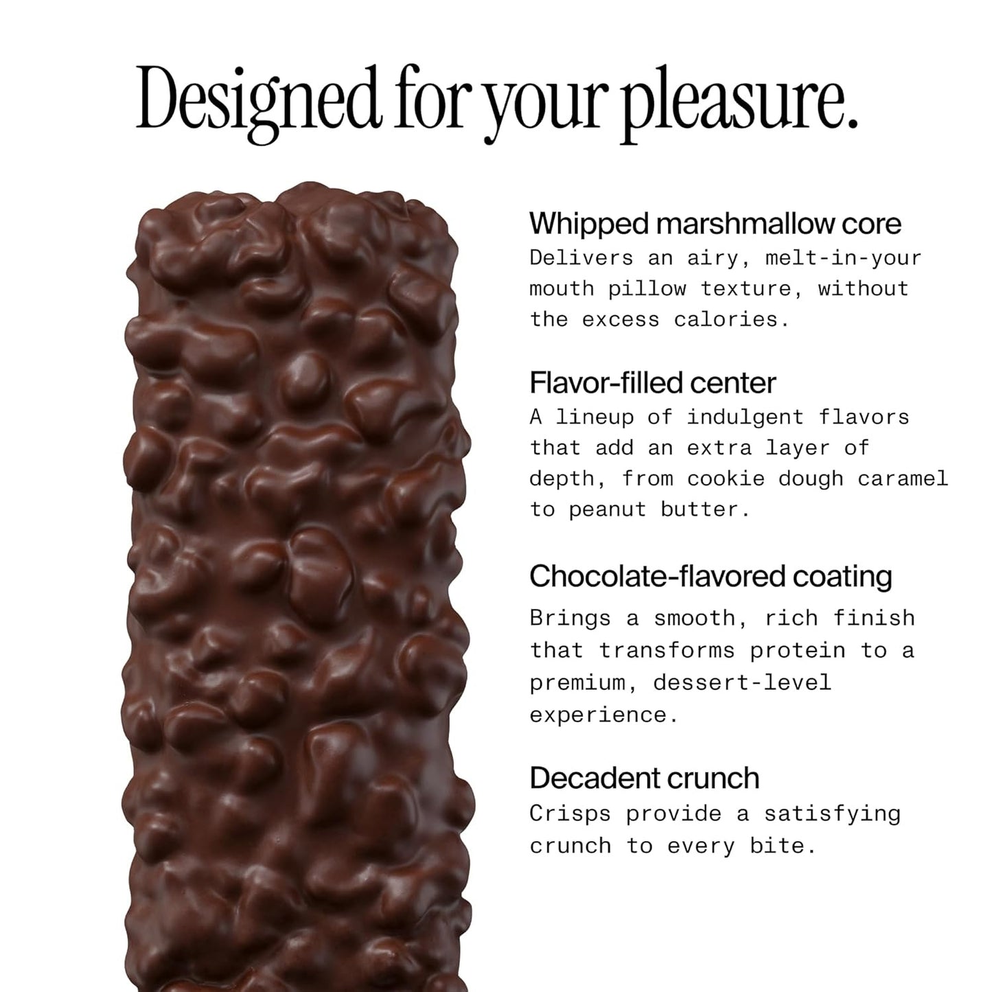 David Bronze High Protein Bars - Cookie Dough Caramel Chocolate Crunch Flavor - 0g of Sugar, Low Carb, Gluten Free - 20g of Protein, 150 Calories - On-The-Go Snack, Pack of 12