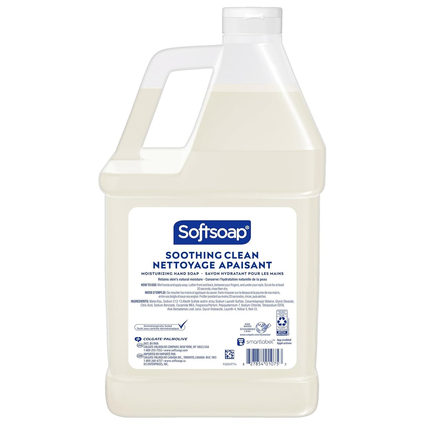 Softsoap Liquid Hand Soap Refill, Soothing Clean, Aloe Vera Fresh Scent - 1 gallon