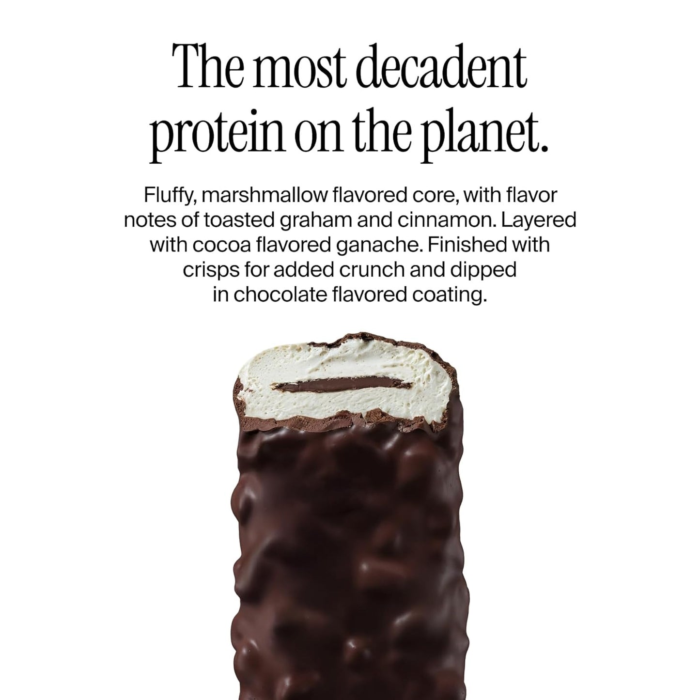 David Bronze High Protein Bars - S'mores Chocolate Crunch Flavor - 0g of Sugar, Low Carb, Gluten Free - 20g of Protein, 150 Calories - On-The-Go Snack, Pack of 12