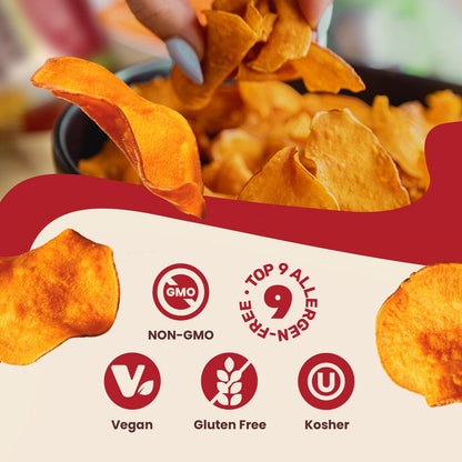 Jackson’s Sweet Potato Kettle Chips Avocado Oil Variety Pack made with Premium Oils (1.5 oz, Pack of 18) Sea Salt, Ranch, and BBQ Flavors - Allergen-friendly, Gluten Free, Vegan