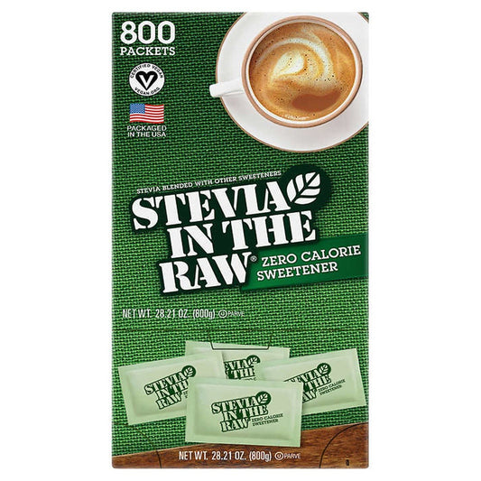 Stevia in the Raw Zero Calorie Sweetener Portion Packets, 800 ct