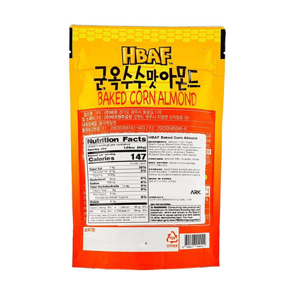 HBAF Baked Corn Almond 4.23 oz【Korean Popular Nut Snacks】
