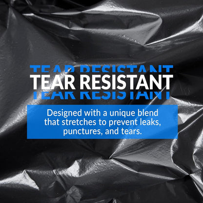 Reli. 13 Gallon Trash Bags | 250 Bags | Black | Tall Kitchen | Strong | Garbage