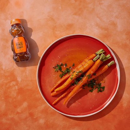 Nate's 100% Pure, Raw & Unfiltered Honey - Award-Winning Taste, 12oz. Honey Bear Bottle